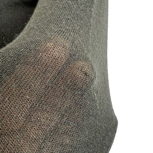 VINCE Elbow Sleeve Mock Neck Black Womens XXS 2XS Wool Cashmere Blend NWT See * - Picture 7 of 16